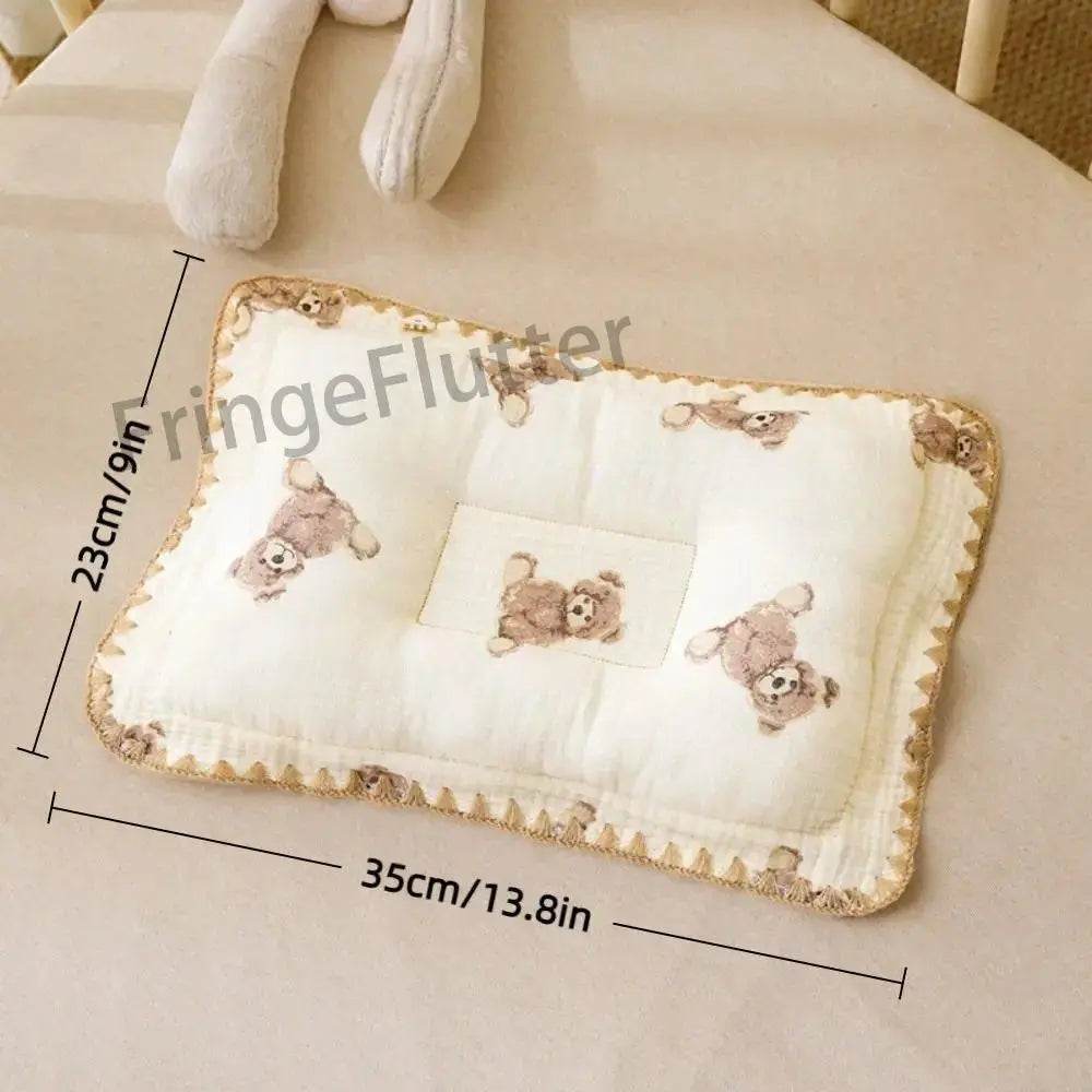 2026 New Arrival Heart Pattern Soft Lightweight Pillow - Soft Cushion, Breathable Skin-Friendly, Fluorescent-Free Safe Sleep Pillow for Indoor Recreation