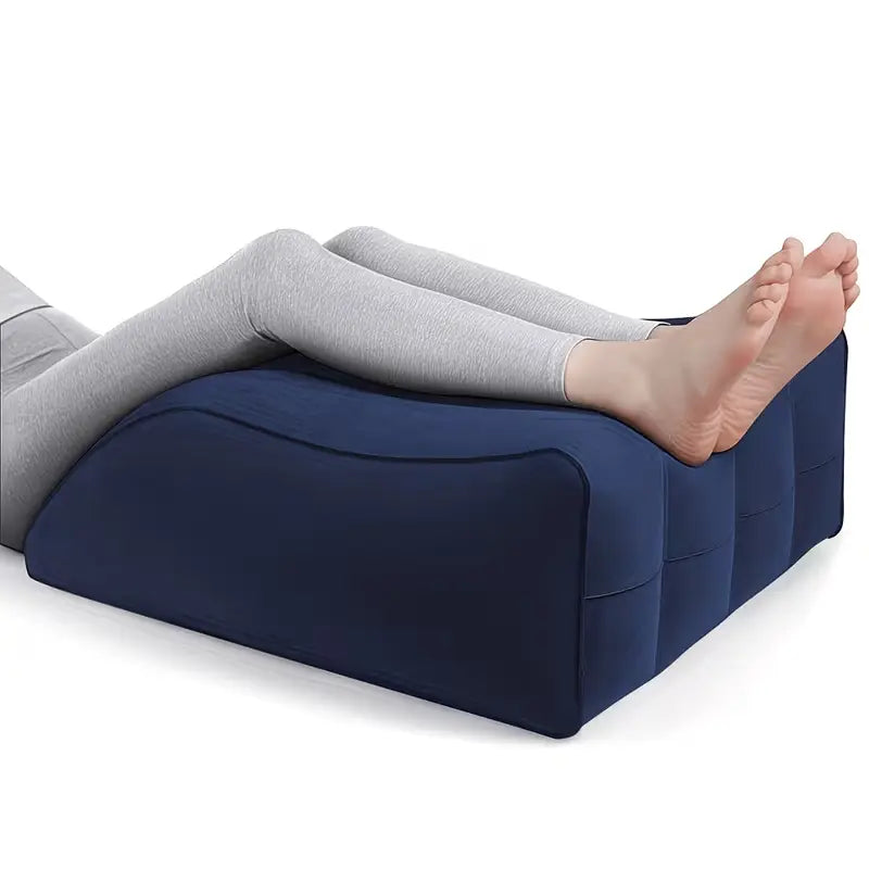 Portable Wedge-Shaped Inflatable Pillow Cushion - Practical Camping Home/Travel Gear, Comfortable Seating, Lightweight Body Positioner for Any Occasion